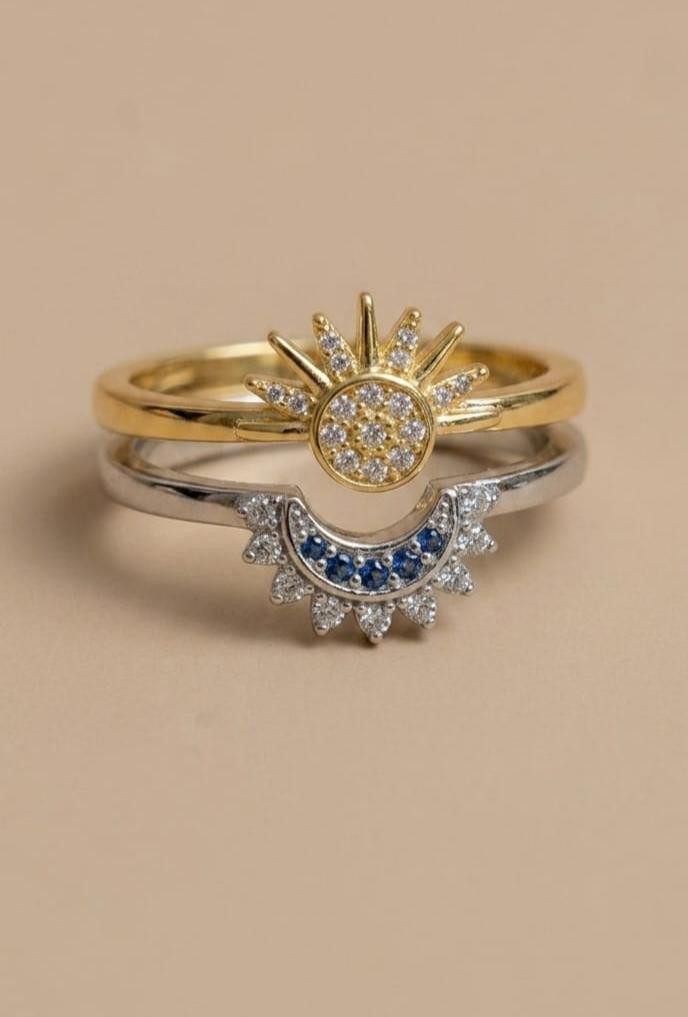 Anillos Pareja Sol y Luna